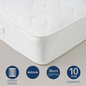 Fogarty Dreamy Comfort Memory Foam Top 1000 Pocket Sprung Mattress
