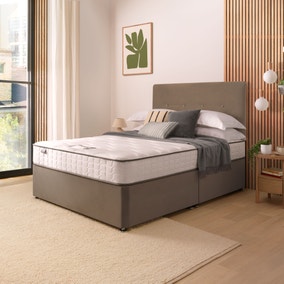 Silentnight Divan Bed With Francisco Velvet Headboard