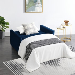 Summer Velvet 2 Seater Sofa Bed
